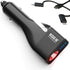 Rescue A6 Emergency 6-in-1 Car Crash Safety Device, USB Car Charger, Window Breaker, Seat Belt Cutter, 2200mAh Power