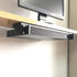 JINGCHENGMEI 1U 19 Inch (1U90) Steel Vertical Wall Mount Rack and Horizontal Under Desk PC Mount Bracket for Network