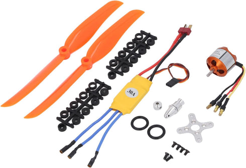 Acouto 1400KV Brushless Motor & 30A ESC with 8060 Propeller Set for