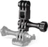 HSU Aluminum Extension Arm for GoPro Hero 13/12, Metal Adjust Mount for Go Pro Hero 11/10/9/8/7/6/5 Black