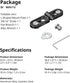SMALLRIG 1/4''-20 1.2 (2.6 lbs), MD5712 Foldable Mini L-Shaped Mount Plate, Mounting Bracket Adapter with Screw