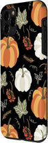 iPhone 11 Pro Case - Autumn Falling Leaves and Pumpkin Spice Harvest, Happy Fall Design
