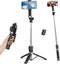 SENSYNE Selfie Stick for Phone, Extendable Travel Tripod with Detachable Remote for Photography,