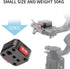 Quick Release Plate Kit, Camera Mount Adapter with 1/4 Inch Screw for DSLR, Tripod, and Gimbal