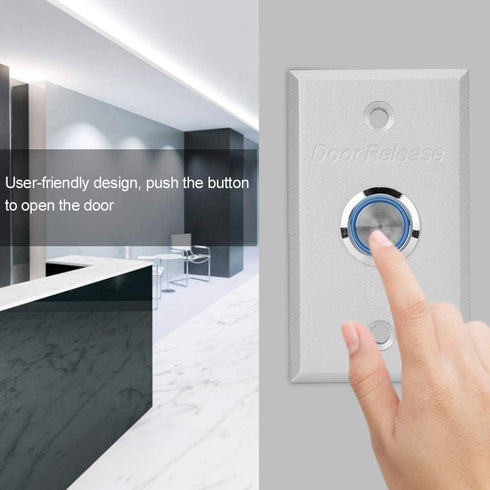 Sonew Door Push Release Switch Exit Button with Indicator Light for Access Control System