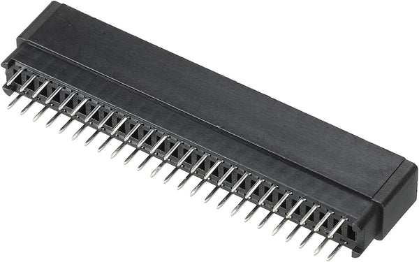 PATIKIL Card Edge Connector Black Socket Straight Connection 50 Pin 2.54mm Pitch