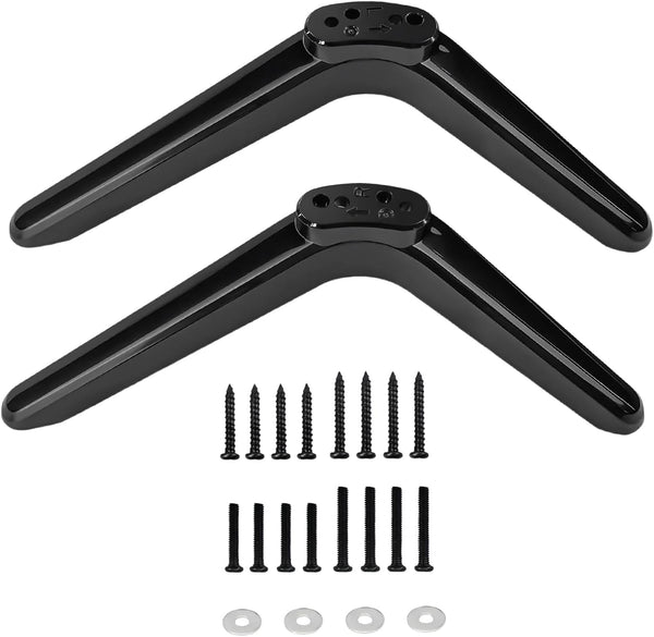 Duoxiate TV Pedestal Feet Stand Mount, Universal Replacement TV Stand Base Legs, Table