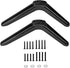 Duoxiate TV Pedestal Feet Stand Mount, Universal Replacement TV Stand Base Legs, Table