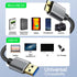 USB 3.0 A Male to Micro B Cable, 1.5ft Sync Cord for Toshiba, Seagate, Samsung, My Passport & More (Black & Gold)
