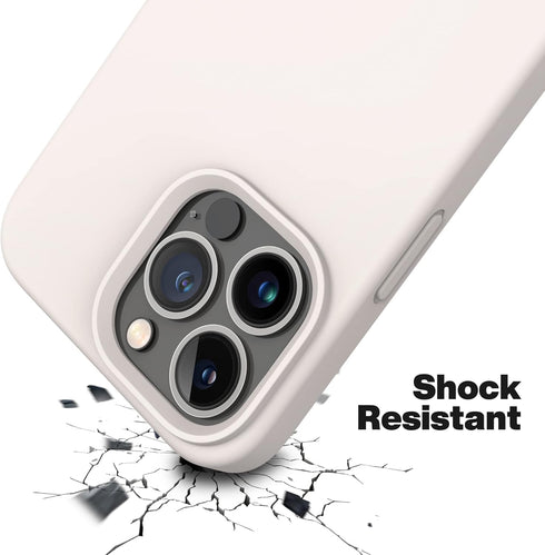 OTOFLY Designed for iPhone 13 Pro Max Case, Silicone Shockproof Slim Thin Phone Case (Stone) 6.7 inch