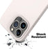 OTOFLY Designed for iPhone 13 Pro Max Case, Silicone Shockproof Slim Thin Phone Case (Stone) 6.7 inch