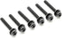 Replacement Screws 1 Set of Metric Screws (Model RS-198299) Pan Head - Philips Drive - Black Plated (Pack of 6)