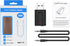 USB Bluetooth 5.0 Transmitter Receiver, 2-in-1 Mini Wireless Audio Adapter, 3.5mm Bluetooth AUX Adapter for TV, PC,