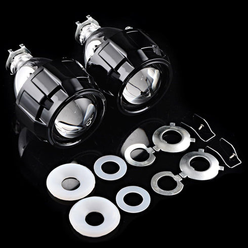 H1 2.5 inch Astra Depot Bi-Xenon Front Lamp Projector Lens Compatible With Lights Retrofit, Custom Conversion