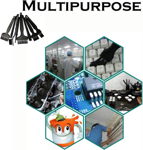 Small Anti Static ESD Safe Cleaning Dust Brush Kit for Phone Computer Keyboard Laptop Screen Camera Lens, ESD Precision