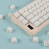 Sumgsn SA Profile Keycaps, 142 Keys PBT Doubleshot Keycaps Set, White Jade, Fit for 61/64/87/104/108 Cherry MX