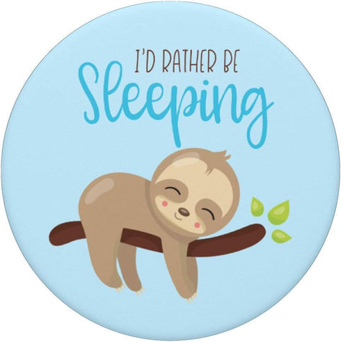 Sloth Lover Sleepy I Love Cute Sloths PopSockets Swappable PopGrip