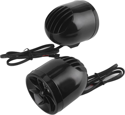 Fydun 12V Motorcycle Speaker, High Power Loudspeaker for Audio Music Amplifier with Light Effect, Plug and Play