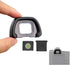 Gugxiom DK-31 Eyepiece Eyecup with Leveler and Hot Shoe Cover, ABS Viewfinder