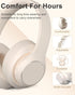 Wireless Bluetooth Headphones Over Ear, 40 Hours Playtime with Microphone, Foldable Lightweight Headset with HiFi