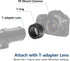 Lightdow T2-RF T Mount Camera Lens Adapter T-Ring M42x0.75mm for Canon R3 R5 R6 R7 R8 R10 R50 R100