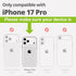 Carveit 17 Magnetic Wooden Case for iPhone Pro Case, Wood Artisan Engraved & Black Soft TPU Shockproof Cover