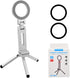 Axrivonte Phone,360 Phones(Silver,Size:19 16cm) Magnetic Tripod for Rotating Phone Tripod
