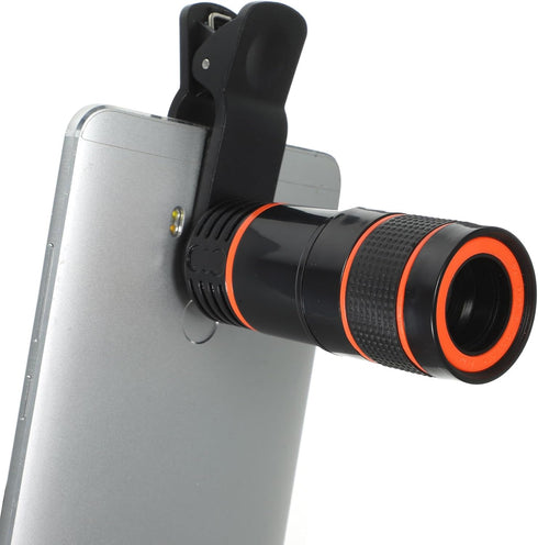 POPETPOP 8X Universal Telephoto Smartphone Camera Lens Kit High-Definition Macro External Phone Lens for Mobile
