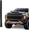 LQYLMY 7" Upgraded Spiral AntennaShort Radio Antenna Mast Compatible with Chevrolet Silverado 1500
