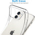 Compatible with iPhone 11 Case, Clear TPU Shockproof Bumper Cover, Anti-Scratch Protective Slim Thin Case for 11 6.1inch