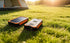 wkao 10000Mah, Solar Power Bank Orange, Dual USB Output, Shockproof & Dustproof with Led Flashlight & Carabiner