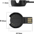 FitTurn 2pack Charger for Polar Variety Sense / OH1 Portable Watch USB Wireless Charger, Travel Cordless Charger with Light Weight Magnetic Quick Charge for Polar Variety Sense and OH1