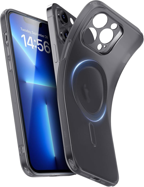 ESR iPhone 13 Pro Case / Compatible with MagSafe / Military-Grade Protection / Frosted Black Magnetic Phone Case