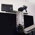 VIVO 16 inch Above/Behind VESA Monitor Livestream Device Shelf Mount, Holds Cameras, Webcams, Microphones, Black
