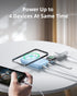 Magnetic Power Bank 4-in-1 Wireless Charger 10000mAh, Slim 20W USB-C Fast Charging Battery Pack for iPhone 15/14/13/12,