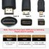 CY 90 FPVHDMI Micro HDMI Type D Male Up Angled Degree for FPV HDTV Multicopter Aerial Photography