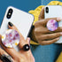 Nsotts (6 Pack) Collapsible Cell Phone Grip for Smartphones,Expanding Cellphone Holder for Phone - Flower