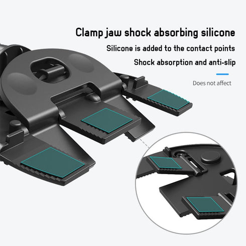 Car Phone Holder for CD Slot, Magnetic or One Button Release, 360° Rotation, Silicone Pad Protection, Compatible with