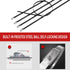 100pcs 11.8 inch 304Stainless Metal Zip Ties black steel Epoxy Coated Cable Tie Multi-purpose Self-locking Cable Ties