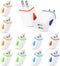 12 Pcs USB Wall Charger Adapter Plug Cube, 2.1A Fast Charging Block, Colorful Water Drop Style for Smartphones & Tablets