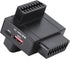 AUTANCTOR OBD2 1-to-2 Splitter Adapter with 1-Press Power Cut Switch & 18W USB