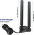 WiFi 6 6E Tri-Band 2.4GHz + 5 GHz + 6GHz Magnetic Base WiFi Antenna for Wireless WiFi 6 6E Router Hotspot PC Desktop Computer PCI-E WiFi Network WiFi Bluetooth Card Gaming WiFi Motherboard