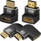 Warmstor 4 Pack 8K HDMI 2.1 Male to Female Adapter Connector Up Down