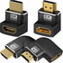 Warmstor 4 Pack 8K HDMI 2.1 Male to Female Adapter Connector Up Down