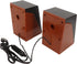 Wired Desktop Speaker, USB Powered 3.5mm Aux Multimedia Speakers, Mini Sound Bar for PC, Tablets, Laptop
