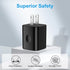 USB Charger Block, 2-Pack Wall Charger (5V, 1A) for iPhone & Samsung Galaxy Devices, Google Pixel