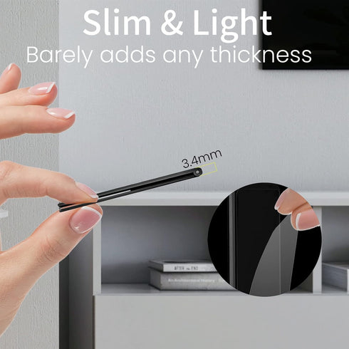 Mini Phone Kickstand, Folding Invisible Portable Metal Cell Phone Stand Holder for Desk, Compatible with All Cellphones