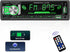 Single Din Car Stereo Marine Radio, Bluetooth Hands Free Calling with Digital LCD Display, MP3 Player