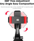Manbily 360 4 Phone Tripod Mount Adapter, Rotatable Dual Cell Phone Holder Clip, Adjustable Clamp with Cold Shoe
