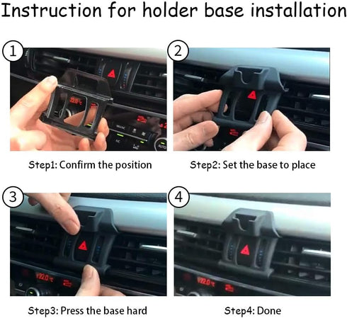 Car Phone Holder for BMW X5 2014-2018, X6 2015-2019 - SUV Navigation Bracket, Mobile Cell Phone Mount